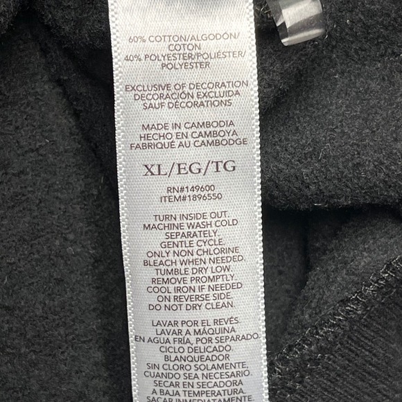 Keith Haring Heart Graphic Sweatshirt Black Mens XL Pop Art Crewneck Pullover - Picture 7 of 9